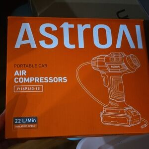 AstroAI Portable Car Air Compressor - Orange